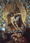 Lucas  Cranach The Trinity France oil painting artist